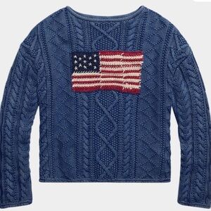 NWT $298 Polo Ralph Lauren Cable Knit Sweater